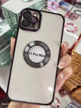 Coque Transparente en TPU Electroplated CD pour iPhone 12 Pro